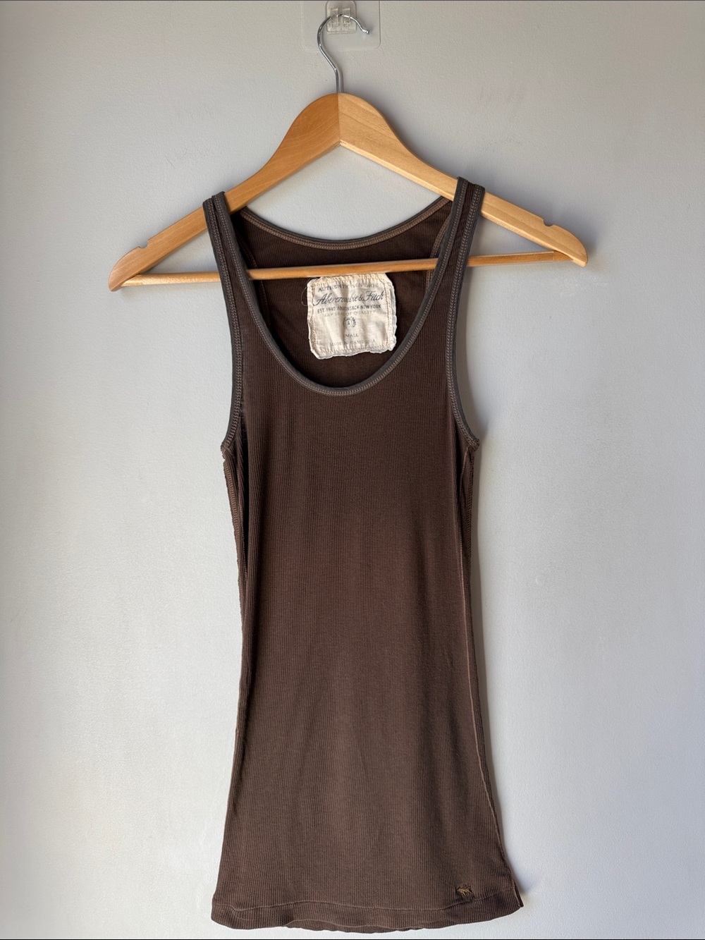 Vintage Y2K Abercrombie & Fitch Brown Tank